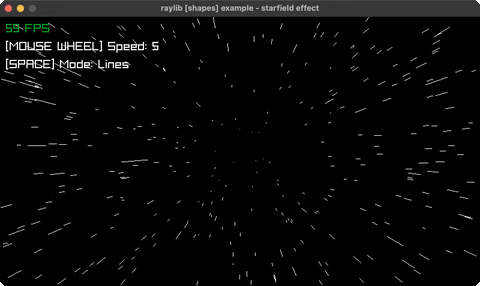 starfield-effect